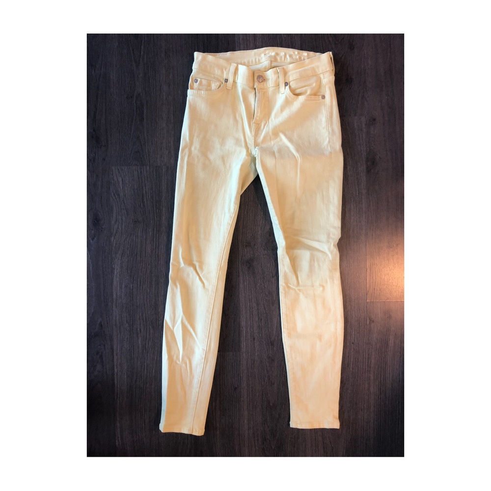🎉TAKE 50% OFF! 7 For All Mankind Yellow Jeans